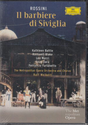 Il barbiere di Siviglia di Gioachino Rossini. Metropolitan Opera Orchestra. DVD Edizione Stati Uniti NTSC Regione 0, Lingua Inglese