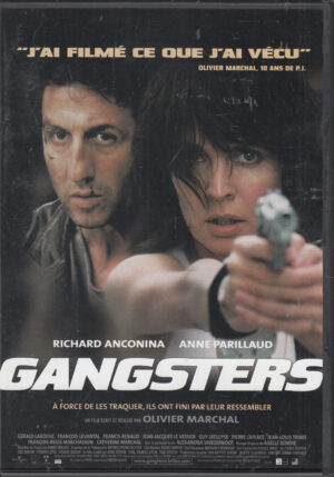 Gangsters con Richard Anconina. DVD Edizione Francia PAL Regione 2, Lingua Francese
