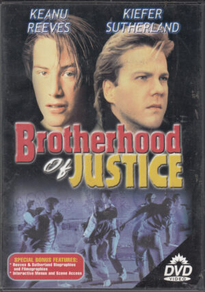 Brotherhood of Justice con Keanu Reeves. DVD Edizione Stati Uniti NTSC Regione 1, Lingua Inglese