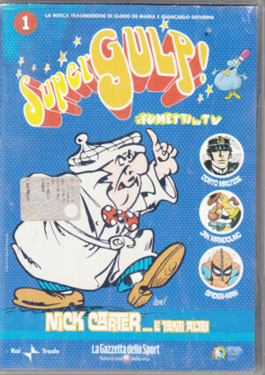 Nick Carter e tanti altri. SuperGulp! i fumetti in TV vol. 1. DVD in Italiano. Versione da edicola