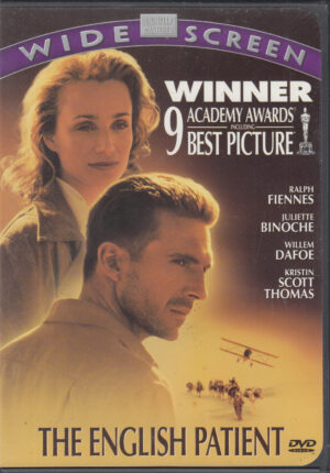 The English Patient con Juliette Binoche. DVD Edizione Stati Uniti NTSC Regione 1, Lingua Inglese