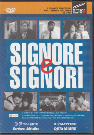 Signore e Signori. I Grandi Successi del Cinema Italiano vol. 35. DVD in Italiano. Versione da edicola