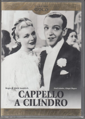 Cappello a cilindro con Fred Astaire e Ginger Rogers. Cinema Gold vol. 10. DVD in Italiano. Versione da edicola. Nuovo