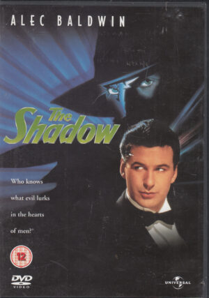Shadow con Alec Baldwin. DVD Edizione Regno Unito PAL Regione 2, Lingua Inglese