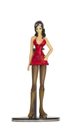 One Piece Styling: NICO ROBIN abito Rosso. Action Figure cm 12. Bandai