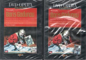 Boris Godunov. Opera at Mariinsky Theatre, St. Petersburg. (2 DVD) Completa parte 1 e 2. Mussorgsky. Andrey Tarkovsky. Valery Gergiev. (Edizione NTSC Regione 0, Lingua Russo, Sottotitoli italiano, inglese...)