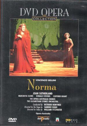 Norma. Vincenzo Bellini. Opera completa in due atti (1 DVD) Joan Sutherland (Edizione PAL Regione 2, Lingua italiano, Sottotitoli inglese, tedesco...)