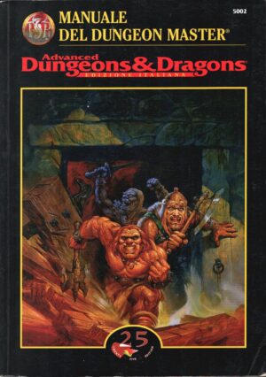 Advanced Dungeons & Dragons. Manuale del Dungeon Master (Edizione italiana) di Cook, David ed. TSR 25 Twenty Five Edition