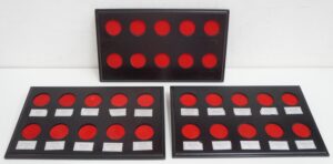 Espositori in Legno (nr. 3) Base Soldatini di piombo (SOLO ESPOSITORI) Almirall Palou. De Agostini