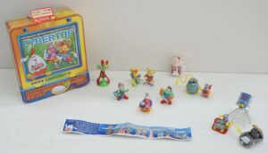 Kinder Sorpresa: Cybertop con Scatola di latta. Collezione anno 2003 COMPLETA. Ferrero