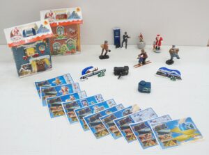 Kinder Sorpresa: Polar Express con Scatole e n. 10 sorpresine. Collezione anno 2004. NON COMPLETA. Ferrero