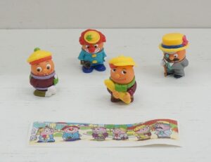 Kinder Sorpresa: Svitaworld n. 4 sorpresine con Scatola. Composizione come da foto. Collezione anno 2000. Ferrero