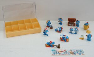 Kinder Sorpresa: Squalibaba' n. 10 sorpresine con Scatola. Collezione anno 1995 COMPLETA. Ferrero