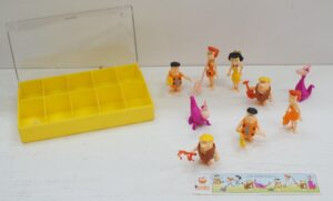 Kinder Sorpresa: The Flinstone n. 9 sorpresine con Scatola. Composizione come da foto. Collezione anno 1994. Ferrero