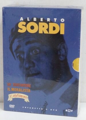 Alberto Sordi tre film. Cofanetto con n. 3 DVD in Italiano (Lo scocciatore, Il moralista, Il matrimonio)