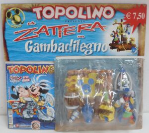 Topolino n. 2689 con La Zattera di Gamba di legno. Action Figure. Walt Disney
