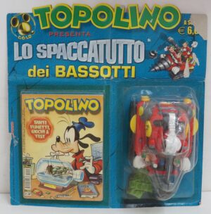 Topolino n. 2454 con Lo Spaccatutto dei Bassotti. Action Figure cm 12. Walt Disney