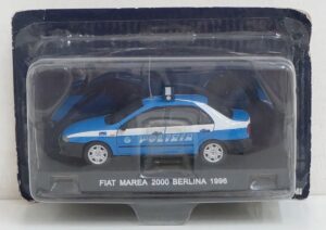 Modellino Polizia Fiat Marea 2000 Berlina 1996. Scala 1:43 Die Cast. De Agostini