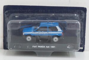 Modellino Polizia Fiat Panda 4x4 1991. Scala 1:43 Die Cast. De Agostini