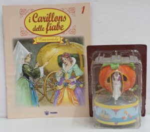 I Carillon delle Fiabe n. 1: Cenerentola con fascicolo. Figure cm 13. Fabbri 2005