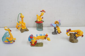 Kinder Sorpresa - Supergiraffe n. 6 sorpresine come da foto - Collezione anno 1999 NON COMPLETA - Ferrero