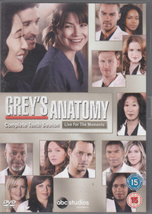 Grey's Anatomy - Season 10 (tenth) Complete (Episodes 1-24) (6 DVD) DVD Edizione Regno Unito PAL Regione 2, Lingua Italiano incluso