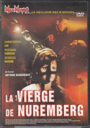 La vierge de numermberg con Christopher Lee. DVD Edizione Francia PAL Regione 2, Lingua Italiano incluso