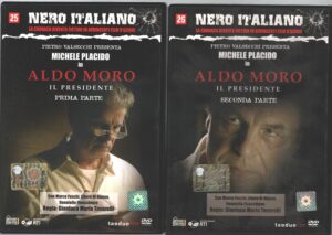 Aldo Moro il Presidente (Michele Placido) Parte Prima e Seconda (2 DVD) (Episodi 1-2) Nero Italiano (vol. 25-26) Versione da edicola - DVD in Italiano
