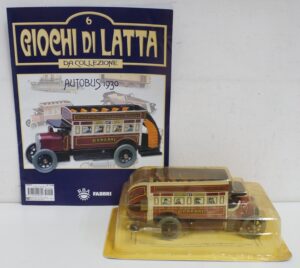 Autobus 1930. Giochi di Latta da collezione n. 6 con Fascicolo. Fabbri 2004