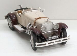 Mercedes Benz SSK 1928. Modellino Auto NON COMPLETO! Die Cast Scala 1:18. Burago