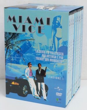Miami Vice. Stagione 1 Completa. (Episodi 1-22) con n. 8 DVD in Italiano con Cofanetto. Versione da edicola