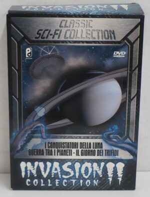 Invasion Collection 2. Cofanetto con n. 3 DVD in Italiano (Conquistatori della Luna, Guerra tra i pianeti, Giorno dei Trifidi)