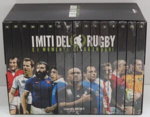 I Miti del Rugby Momenti Leggendari. Raccolta Completa con n. 16 DVD in Italiano con Cofanetto. Versione da edicola