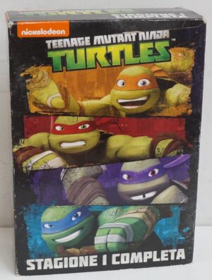 TMNT Teenage Mutant Ninja Turtles. Tartarughe Ninja. Stagione 1 Completa (Episodi 1-26) con n. 4 DVD in Italiano con Cofanetto