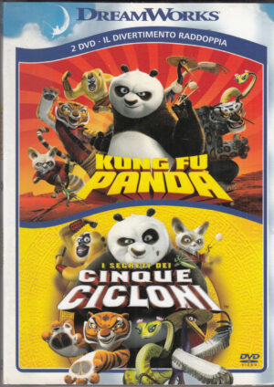 Kung Fu Panda. I segreti dei cinque cicloni. DVD in Italiano con Slipcase. Versione da edicola. Nuovo