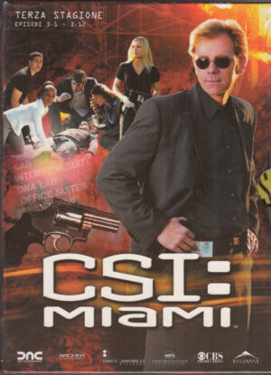 CSI - Miami. Stagione 3 Parte Prima. (Episodi 1-12) con n. 3 DVD in Italiano con Cofanetto