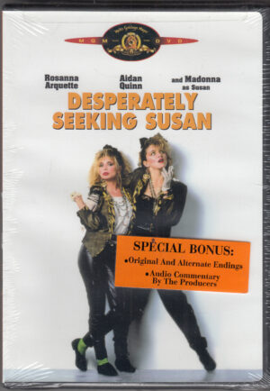 Desperately Seeking Susan con Madonna. DVD Edizione Stati Uniti NTSC Regione 1, Lingua Inglese