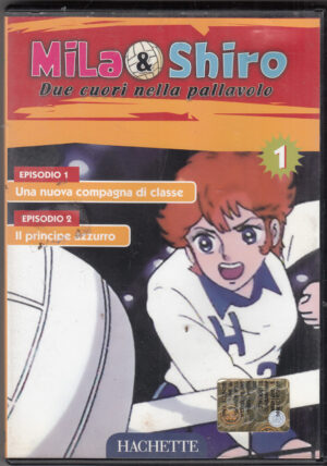 Mila & Shiro due cuori della pallavolo vol. 1. Episodi 1-2. DVD in italiano. Versione edicola