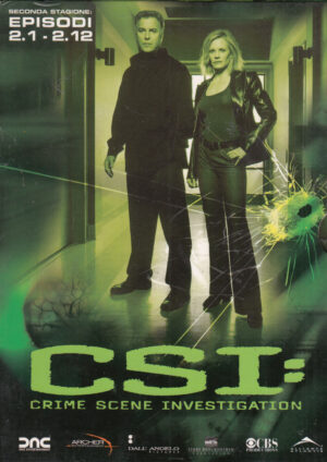 CSI Crime Scene Investigation - Stagione 2 Prima Parte (3 DVD) (Episodi 1-12) con Cofanetto. DVD in Italiano