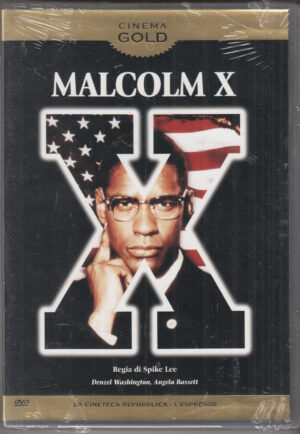 Malcom X con Denzel Washington. Cinema Gold vol. 11. DVD in Italiano. Versione da edicola. Nuovo