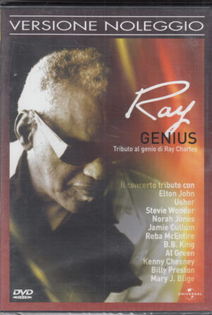 Ray Genius. Tributo al genio di Ray Charles. DVD in Inglese. Versione Noleggio. Nuovo