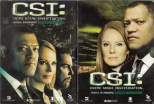 CSI - Crime Scene Investigation. Stagione 9 Parte Prima e Seconda. (Episodi 1-12 e 13-24) con n. 6 DVD con Cofanetto