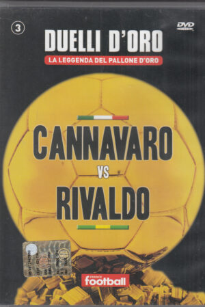 Cannavaro Vs Rivaldo. Duelli d'oro. La leggenda del Pallone d'Oro vol. 3. DVD in Italiano. Versione da edicola