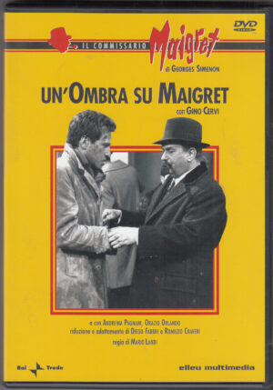 Un'ombra su Maigret con Gino Cervi. Il Commissario Maigret. DVD in Italiano. Versione da edicola
