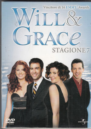 Will & Grace - Stagione 7 Completa (Episodi 1-24) (4 DVD) con Cofanetto in cartoncino - DVD in Italiano