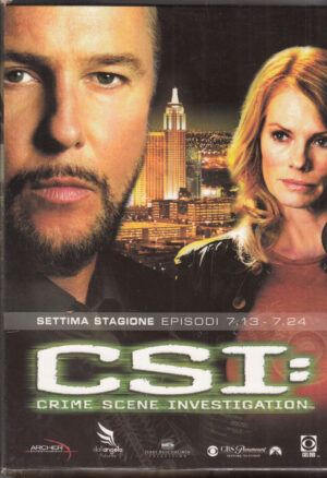 CSI - Crime Scene Investigation. Stagione 7. Episodi 13-24 con n. 3 DVD in Italiano con Cofanetto