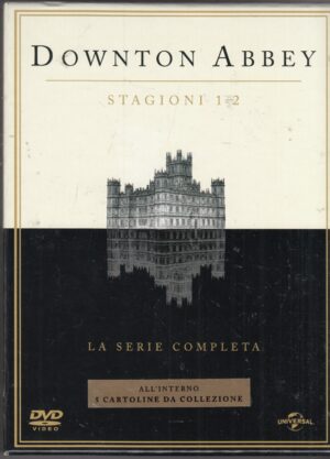 Downton Abbey - Stagioni 1 e 2 Complete (Episodi 16) (7 DVD) con Cofanetto + Cartoline - DVD in Italiano