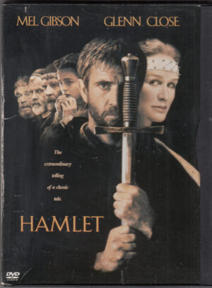 Hamlet con Mel Gibson. DVD Edizione Stati Uniti NTSC Regione 1, Lingua Inglese. Custodia Snapper