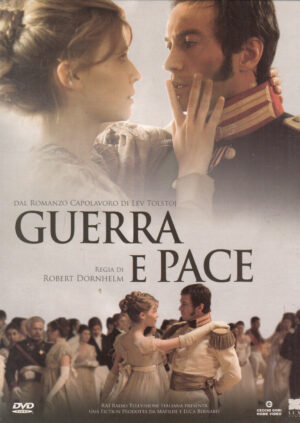 Guerra e Pace regia di Dornhelm dal romanzo di Tolstoj. Serie Completa con n. 4 DVD in Italiano con Cofanetto