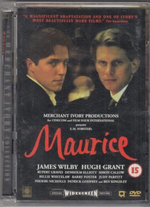 Maurice con Hugh Grant. Custodia Jewel Box. DVD Edizione Regno Unito PAL Regione 2, Lingua Inglese